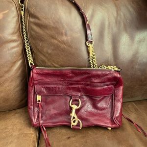 Rebecca Minkoff M.A.C. bag in gorgeous wine color - very gently used!